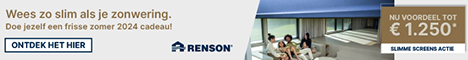 Wees zo slim als zonwering! Renson