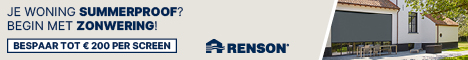 Wees zo slim als zonwering! Renson
