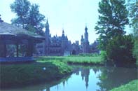 De rozentuin van het Rivierenhof