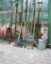 De moestuin in Maart