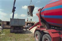Aanzienlijke daling van de volumes van het stortklaar beton