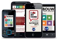 Nieuwe mobiele applicatie maakt bezoekers wegwijs op Batibouw