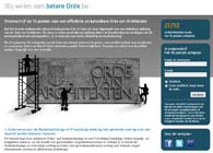 Actieplan voor een gerenoveerde Orde van Architecten