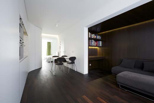 Appartement wordt mini-loft dankzij wonderwall, Barrera Pablo Architects