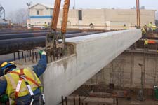 Aquaduct Leeuwarden van brandwerend prefab beton