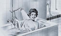 We douchen al 60 jaar `handsfree`