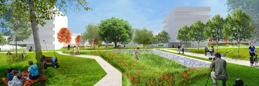 Nieuwe woonwijk Groen Zuid in Hoboken