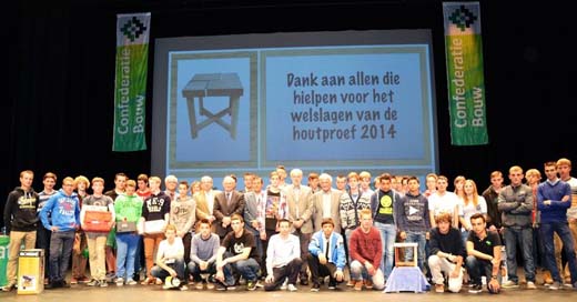 Laureaten van de Vlaamse Houtproef gehuldigd