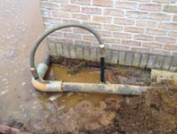 Grondwaterpeil verlagen voor de bouw van een kelder