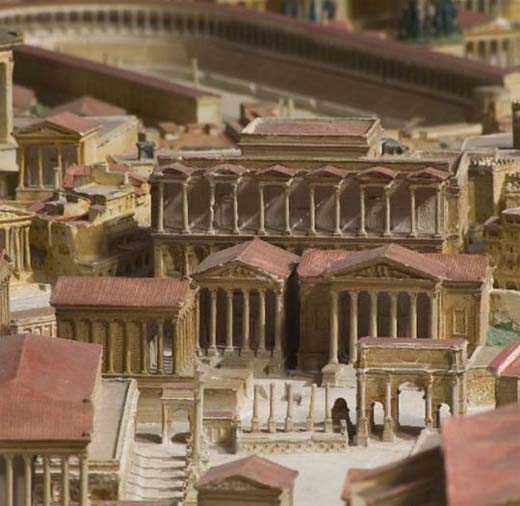 Maquette van Rome