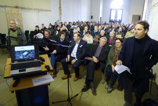 Presentaties tijdens werfbezoek aan KMSKA