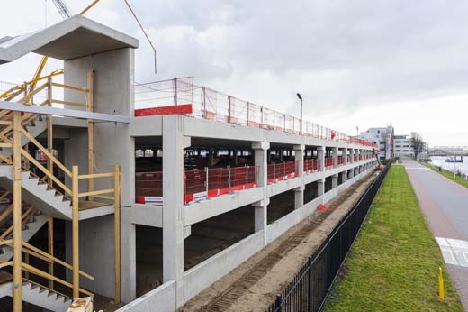 Haitsma Beton levert Boskalis complete prefab parkeergarage