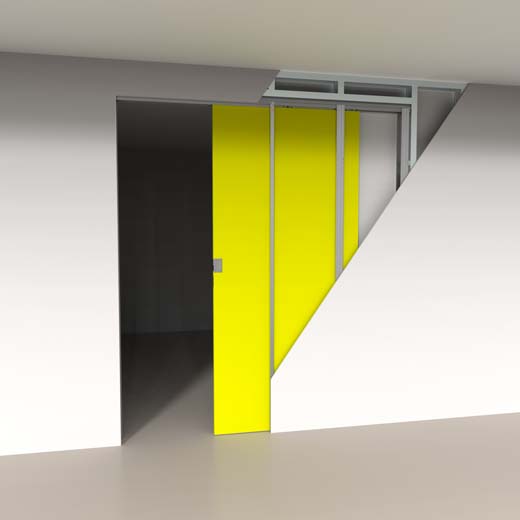 invisidoor SD(X): Unieke onzichtbare aluminium kaders voor schuif-in-de-wand deuren