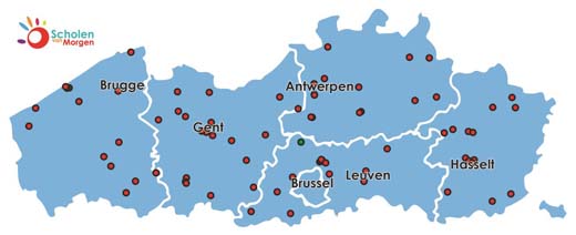 Scholen van Morgen bereikt kaap van 75 bouwwerven