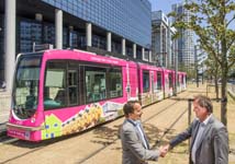 Rotterdamse architectuur op de tram