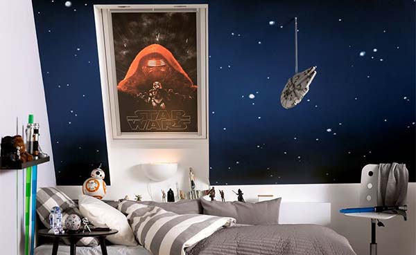 Velux en Disney lanceren Star Wars-kinderkamerdecoratie