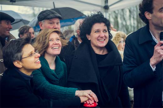 Storm-windpark Meer ingehuldigd door Minister Turtelboom