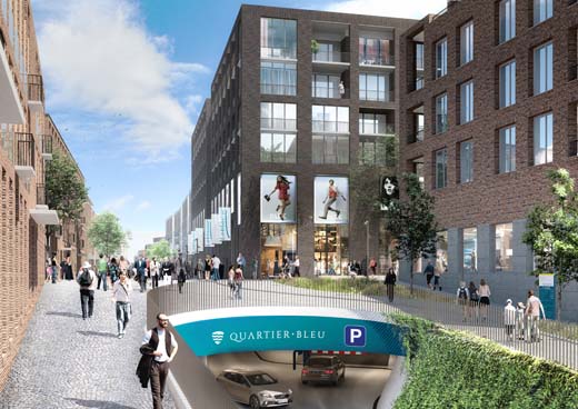 Blauwe Boulevard in Hasselt breidt uit met Quartier Bleu