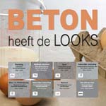 De looks van beton