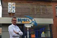 Volledig vernieuwde toonzaal voor Brabex Security in Brasschaat