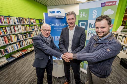 Philips Lighting zorgt voor Belgische primeur in Kortrijk