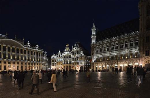 Nieuw led-licht voor de Brusselse Grote Markt