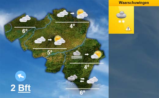 het weer in quievrain morgen