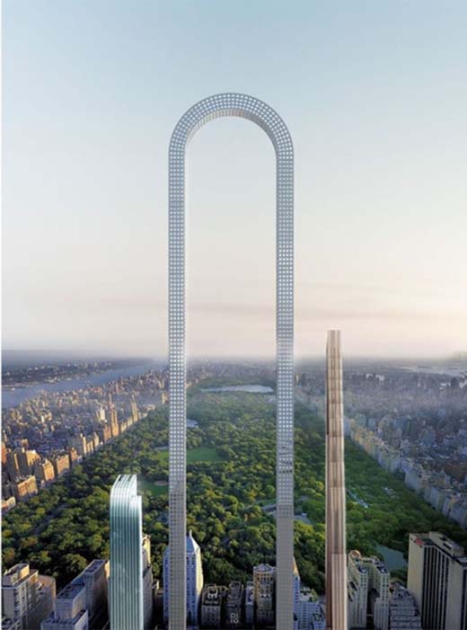 Griekse architect ontwerpt toren van 1,2 kilometer voor Manhattan