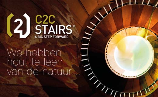C2C STAIRS maakt eerste Nederlandse circulaire trap mogelijk
