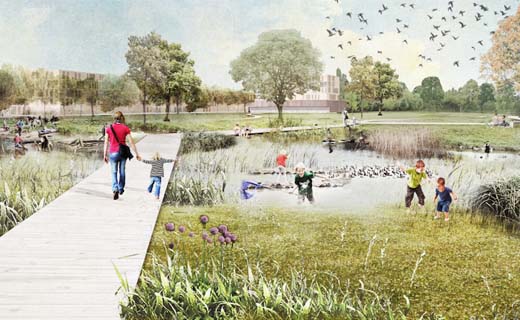 Kans op zware overstromingen wordt stuk kleiner in Ekeren-Donk