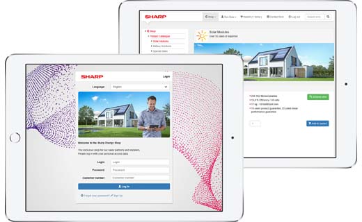 Sharp opent webshop voor zonne-energieoplossingen