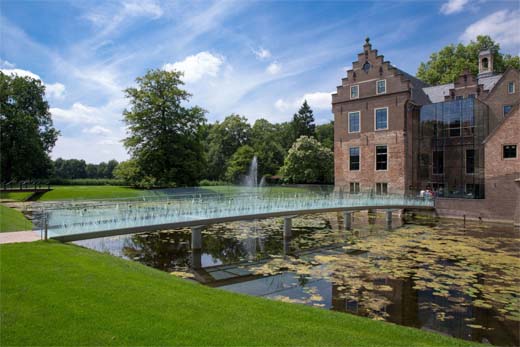 Glazen Toegangsbrug Hans van Heeswijk architecten Siert Entree Museum MORE- Kasteel Ruurlo