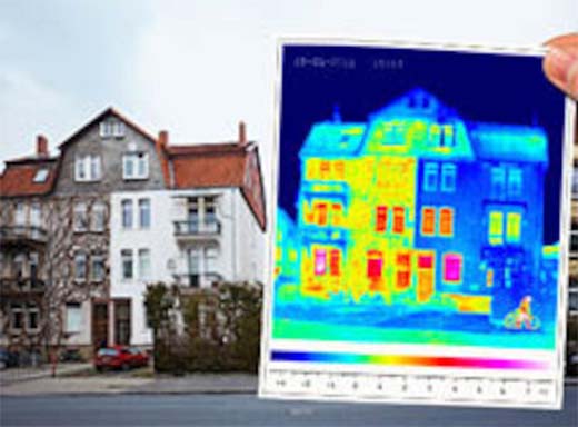 Grondige energiediagnose met warmtebeeldcamera