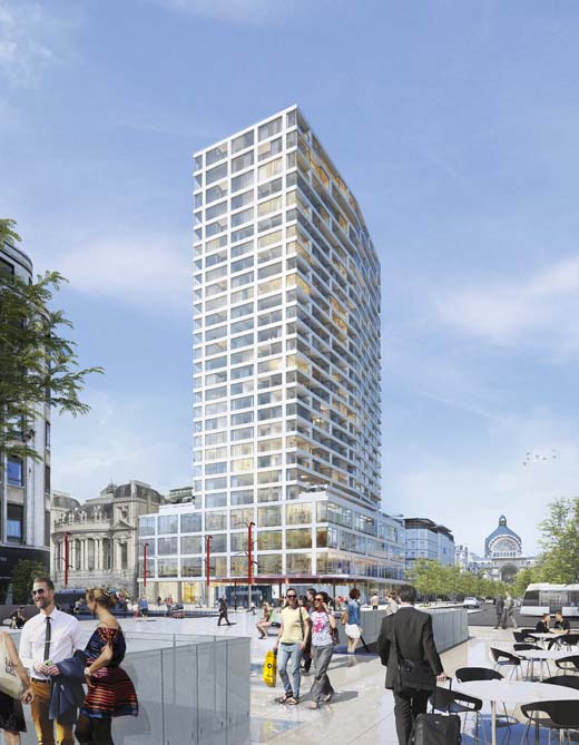 Antwerp Tower zoekt nieuwe hoogte op
