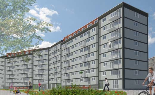 WoninGent start renovatie appartementsgebouw Tichelrei