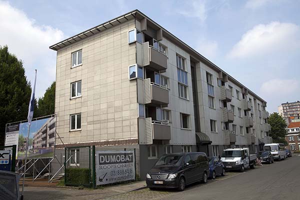Renovatie van 3 woonblokken in Borgerhout tot 52 BEN-appartementen