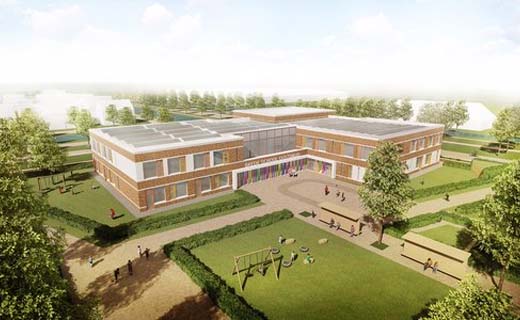 BAM ontwerpt en bouwt nieuwe brede school Oostindie