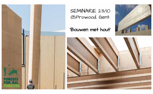 Seminarie 'Bouwen met hout' @Prowood 2018