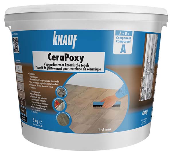 Knauf CeraPoxy werkt keramische tegels duurzaam af