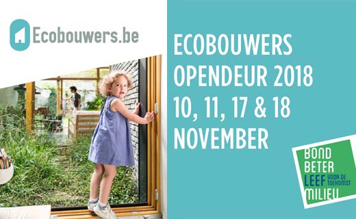 Ecobouwers Opendeur van 10 tot 18 november