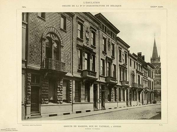 Nieuw leven voor salamanders op gevels Antwerpse Stierstraat