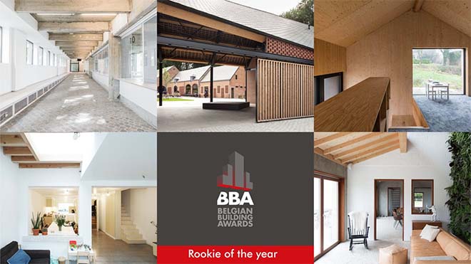14 architectenbureaus stoten door naar shortlist Belgian Building Awards Batibouw