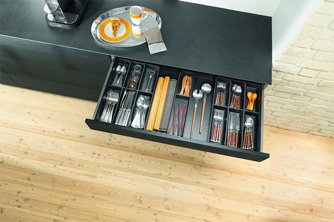 Blum op Batibouw: RIP legplank, de moderne keuken wil lades