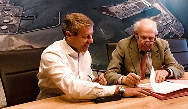 Ondertekening PPS-overeenkomst Maes en Boereboomplein, Knokke-Heist