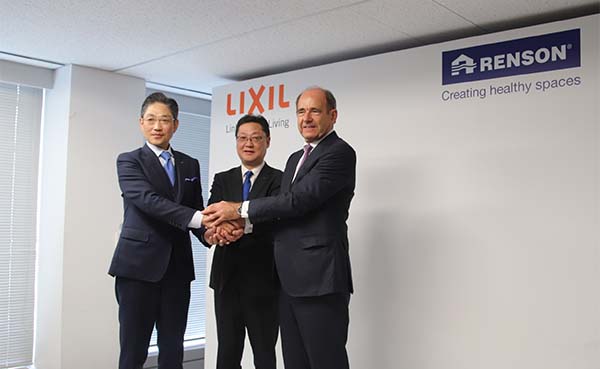 Renson en Lixil bundelen hun krachten voor 'Outdoor Living' in Japan