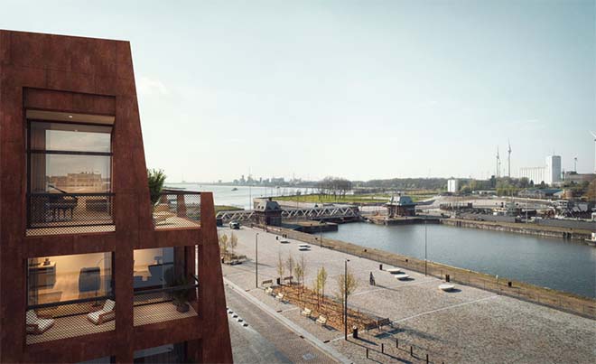 Antwerpen krijgt eerste 'zwevende' appartementen van Vlaanderen