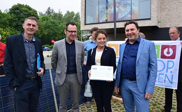Memorandum burger-energie overhandigd aan minister Lydia Peeters