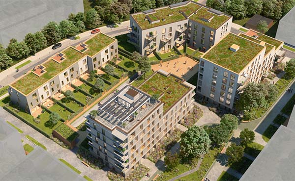 Nieuwste Gentse vastgoedproject is duurzame mix van wonen en werken