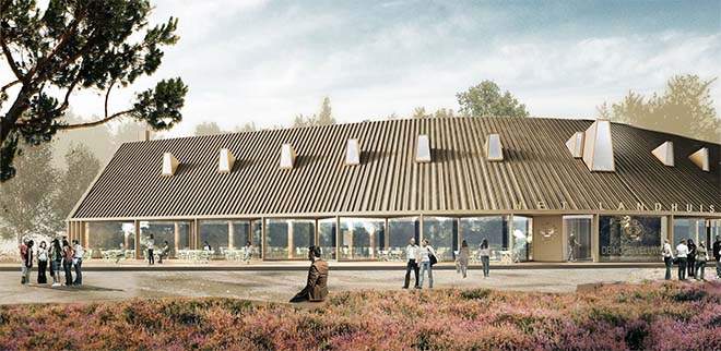 Nederlandse Koning opent Park Paviljoen Hoge Veluwe