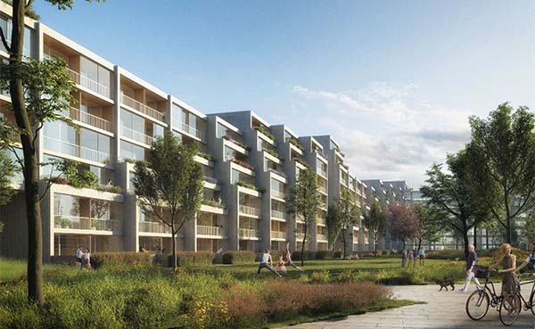 Benthem Crouwel Architects wint competitie voor appartementencomplex in Praag